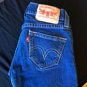 Levi’s type 1 bootcut low rise jeans